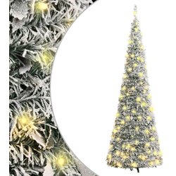 vidaXL Umetna novoletna jelka s snegom pop-up 150 LED diod 180 cm Cene