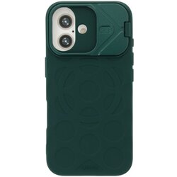 Magnetic Phone Case with MagSafe za iPhone 16 dark green Cene