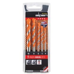 ALPEN Svrdla za opeku u setu PZ5, 5-dijelni 4-10mm Cene