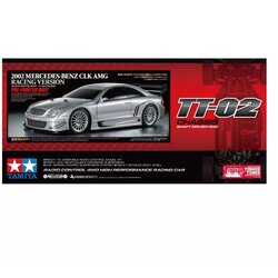 Tamiya 1:10 RC MB CLK AMG 2002 TT-02 Silver P Cene