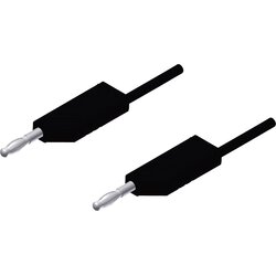 SKS Hirschmann 4mm PVC-test lead\, on both sides stackable plugs\, 2\,5mm²\, 200 cm Merilni kabel 2m črna\, MLN 200/2\,5 934066100, (20423265) Cene