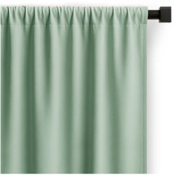 Restilo Mentol zelena zavjesa za djelomično zamračenje 140x250 cm Carli – Cene