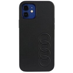 Audi OVITEK ZA TELEFON IPHONE 11 PRO IZ SINTETIČNEGA USNJA ČRN, (21910799) Cene
