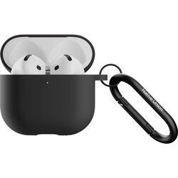 NATIVE UNION Native Union, Silikonski ovitek za AirPods 4 s kovinskim karabinom, Črna, (5000227555) Cene