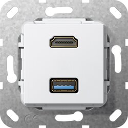 Gira HDMI USB 3.0 A kabelski bič 567903, (20892490) Cene