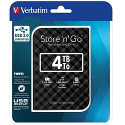 Verbatim Store 'n' Go USB 3.0 Hard Drive 4TB Black Cene