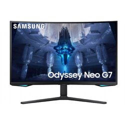 Samsung monitor LS32BG750NPXEN 32"/VA,zakrivljen/3840x2160/165Hz/1ms GtG/HDMIx2,DP,USB/freesync/crna Cene