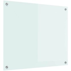 vidaXL Zaščita za kuhinjo Bela 70 x 60 cm kaljeno steklo, (5000130953) Cene