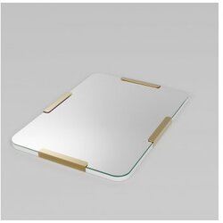 Hanah home ogledalo pera mirror gold Cene