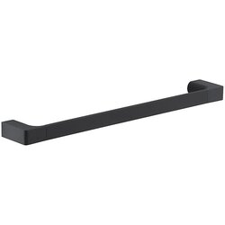 Gedy zidna vešalica za peškire pirenei 6,6x45 cm mat crna Cene