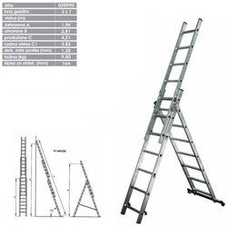 MERDEVINE aluminijumske na izvlačenje 3 x 7 ( 020990 ) Cene