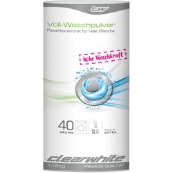 CLEARWHITE Voll-Waschpulver 1,12 kg za 40 pranj. Cene