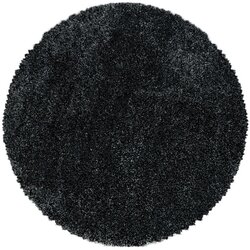 XXXL Preproga Fluffy, Ø 200cm, Antracit Cene