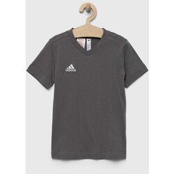 Adidas Dječja pamučna majica kratkih rukava ENT22 TEE Y boja: siva, s aplikacijom Cijene