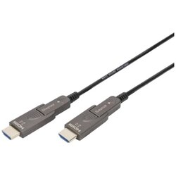 Digitus 4K - HDMI AOC Hybrid Fiber Optic Cable with 30m removable plug Cene