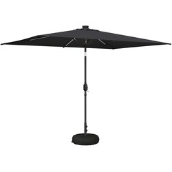 vidaXL Suncobran za vrt s LED svjetlima i postoljem 200 x 300 cm - Antracit 2 x 3 m Cijene