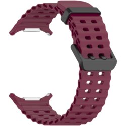 Chameleon Silikonski pašček za Samsung Galaxy Watch Ultra, temno vijoličen Cene