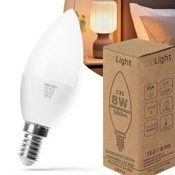 Toolight Žarulja LED RSL035 E14 8W Toplo Cijene