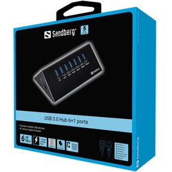Sandberg usb 3.0 hub 6+1 ports 133-82 Cene