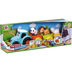 BB Junior Traktor Pull Along Farm s 3 prikolicami in živalskimi figurami - 1 k. Cene