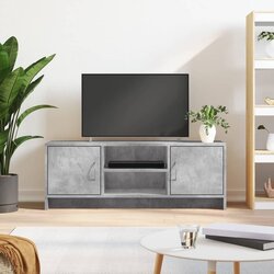 vidaXL TV ormarić boja betona 102x30x37 5 cm od konstruiranog drva Cijene