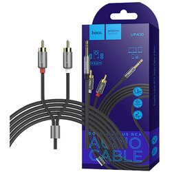Hoco Audio kabl RCA na 3.5 mm, dužina 1.5 metar - UPA 10 RCA to 3.5mm, Crni Cijene