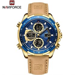 Naviforce Sat MI-38649 - Slabo smeđa / Plava / Zlatna Cene