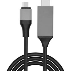 Chameleon Kabel USB-C na HDMI 4K (HDTV), 2 m, siv Cene