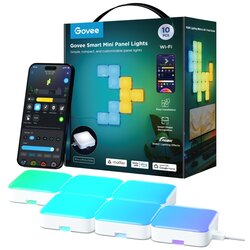GOVEE - Set od 10 pametnih mini RGBIC panela sa Wi‑Fi Cene
