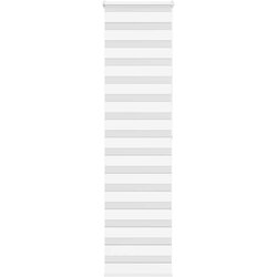 vidaXL zebra senčilo bela 65x200 cm tkanina širina 60,9cm poliester Cene