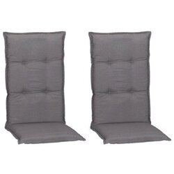 XXXL Sedežna Blazina Tanana, 2 Delni Set, 118x46x8cm, Siva Cene