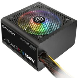 Thermaltake Litepower RGB 550W Non-modular PSU, sa RGB,ATX 12V 2, Active PFC Cijene