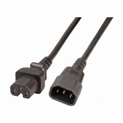 Efb napajalni kabel 220V podaljšek 3m C14-C15 črn Cene