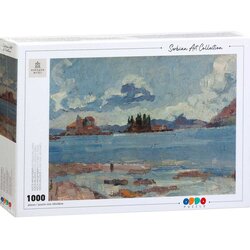 Serbian Art collection puzzle kosta miličević - ostrvca kraj krfa - 1000 delova Cene