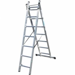 Elkop dvodelne aluminijumske merdevine 2x7 - 3m Cene