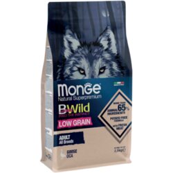 Monge BWild hrana za pse - ADULT sve rase - low grain - guska - 12kg Cene