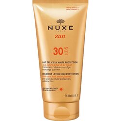 Nuxe sun delicious lotion SPF30 losjon za sončenje za telo in obraz 150 ml Cene