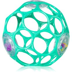 OBALL Rattle ropotuljica 0 m+ Dark turquoise 1 kos Cene
