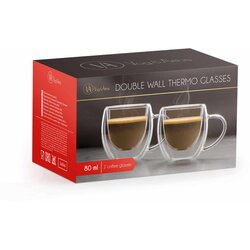 Vog und Arths Set 2 skodelic za esspresso z dvojno steno - 80 ml - 2 kos / škatla Cene
