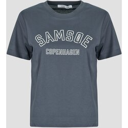 Samsøe Samsøe SACAMINO SS T-SHIRT Plava Cene