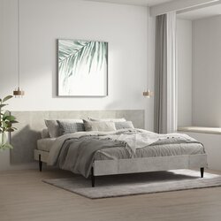 vidaXL uzglavlje za krevet siva boja betona 240 x 1,5 x 80 cm drveno Cijene