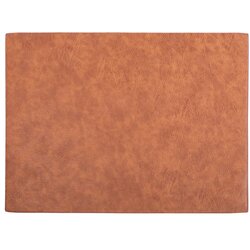 ZicZac Oranžno-rjav pogrinjek iz umetnega usnja Troja Rectangle, 33 x 45 cm Cene