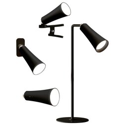 Brandani Crna LED stolna lampa (visina 47,5 cm) 4in1 – Cene