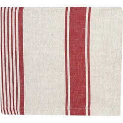 Classic Textiles of Sweden Namizni prt Lukas 140 x 250 cm - red/linen Cene