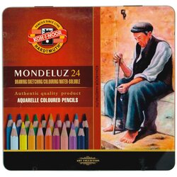 Koh i Noor Akvarelne barvice Koh-I-Noor Mondeluz, 24 kosov Cene