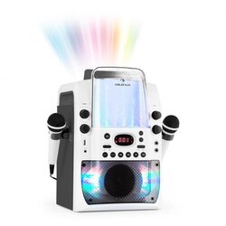 Auna Kara Liquida BT karaoke uređaj, svjetlosni show, vodena fontana, bluetooth, bijelo/siva boja Cijene