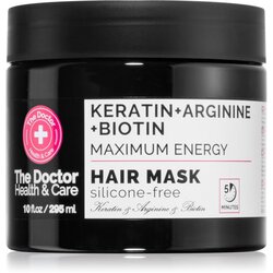 The Doctor Keratin + Arginine + Biotin Maximum Energy keratin maska za lase 295 ml Cene