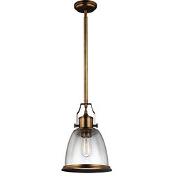 Elstead Lighting Feiss FE-HOBSON-P-M-AB - Luster na šipci HOBSON 1xE27/60W/230V, bronzani Cene