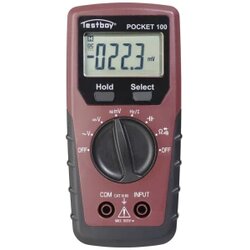 TESTBOY TB Pocket 100 ručni multimetar digitalni CAT III 600 V Zaslon (brojevi): 4000 Cene