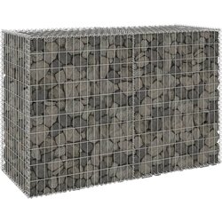 vidaXL Gabionski zid s poklopcima od pocinčanog čelika 150x60x100 cm Cijene